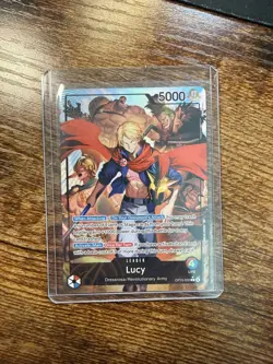 OP15-002 Lucy Alt Art Leader Adventure on KAMI's Island One Piece TCG English - Image 1