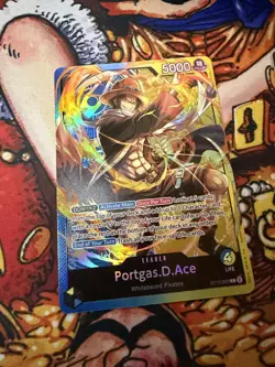 Portgas.D.Ace ST13-002 SR Leader The Three Brothers One Piece TCG NM - Image 1