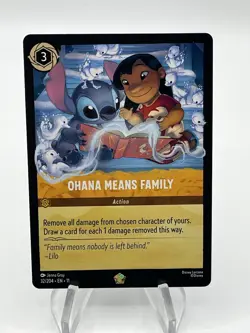 Disney Lorcana TCG Ohana Means Family 32/204 Winterspell - Image 1