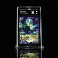Disney Lorcana Ursula - Deceiver D23 Promo Enchanted Graded TAG 9 03/D23 - Image 1