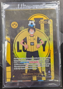 Monkey D. Luffy ST13-003 Promotion: Borussia Dortmund BVB Sealed One Piece Card! - Image 1