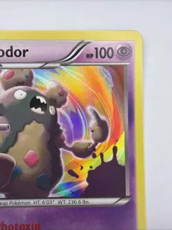 Garbodor 57/122 Holo Rare XY Breakpoint Pokemon Card Near Mint - Image 2