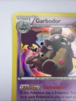Garbodor 57/122 Holo Rare XY Breakpoint Pokemon Card Near Mint - Image 3