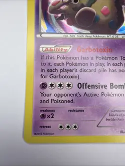 Garbodor 57/122 Holo Rare XY Breakpoint Pokemon Card Near Mint - Image 4