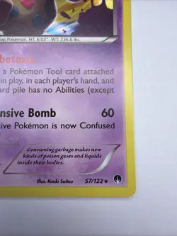 Garbodor 57/122 Holo Rare XY Breakpoint Pokemon Card Near Mint - Image 5