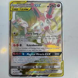 Gardevoir & Sylveon GX 205/214 Rare Ultra Unbroken Bonds Pokemon Card - Image 1