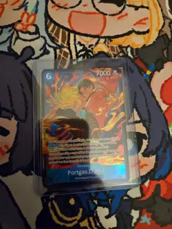 One Piece Card Game Portgas.D.Ace OP13-119 Store Treasure Cup Winner Promo - Image 1