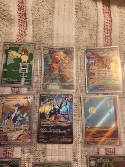 Pokemon Scarlet & Violet Full Art 15-Card Lot English Pidgeot ex Quaxly - Image 3
