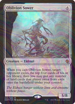 Foil Oblivion Sower - Duel Decks: Zendikar vs. Eldrazi | MTG Card - Image 1