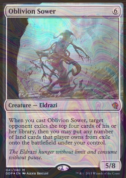 Foil Oblivion Sower - Duel Decks: Zendikar vs. Eldrazi | MTG Card - Image 3