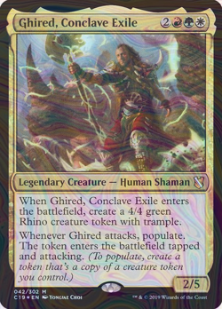 Foil Ghired, Conclave Exile - Commander 2019 | MTG Card - Image 1