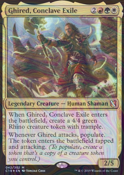 Foil Ghired, Conclave Exile - Commander 2019 | MTG Card - Image 3