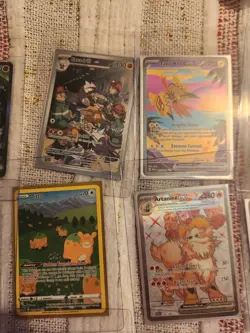 Pokemon 15-Card Lot English Holo Arceus EX Gyarados V Arcanine pikachu - Image 2