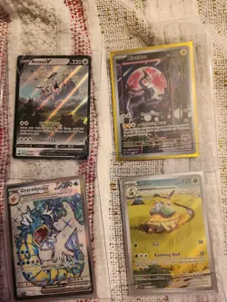 Pokemon 15-Card Lot English Holo Arceus EX Gyarados V Arcanine pikachu - Image 3