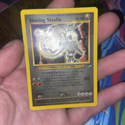 Shining Steelix Holo Card Neo Destiny 112/105 HP-DMG - Image 2