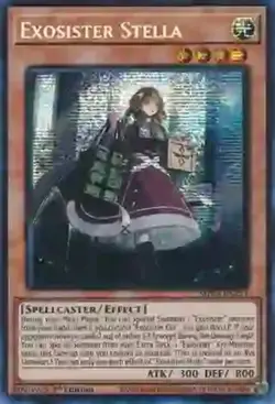 Yugioh! LP Exosister Stella - MP23-EN253 - Prismatic Secret Rare - 1st Edition L - Image 1