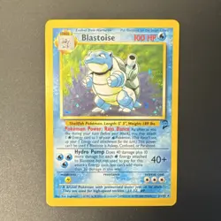 Pokemon TCG Blastoise Base Set 2 Holo - Image 1