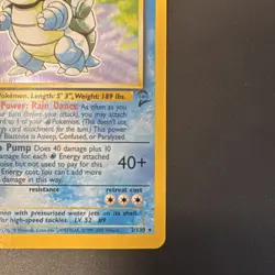 Pokemon TCG Blastoise Base Set 2 Holo - Image 4