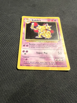 Pokemon TCG Kadabra Base Set 32/102 Regular 1999-2000 Wizards Base Set MP/HP - Image 4