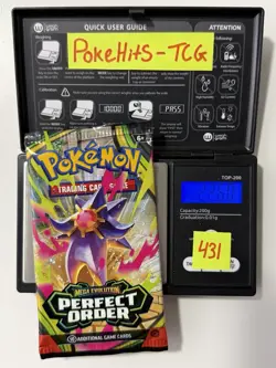 (VERY HEAVY)🔥 22.60g Pokemon TCG Perfect Order Booster Pack Factory Sealed✅ - Image 1