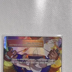 Pokemon TCG SM Guardians Rising Hala Full Art Trainer Ultra Rare Holo 143/145 - Image 3