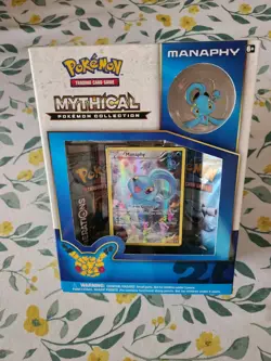 2016 Pokemon Manaphy Mythical Collection Box Sealed XY Generations Booster Packs - Image 1