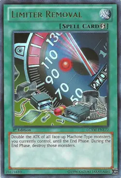 Yugioh! LP Limiter Removal - LCYW-EN172 - Ultra Rare - 1st Edition Lightly Playe - Image 1