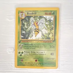 Pokemon Beedrill 17/102 Base Set 1st Edition* - Image 1