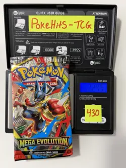 (HEAVY)🔥 22.45g Pokemon TCG Mega Evolution Booster Pack Factory Sealed✅ - Image 1