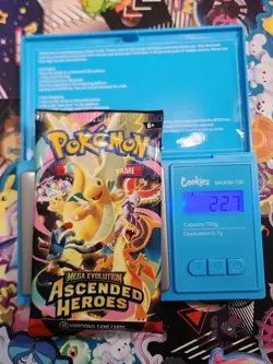 EXTREMELY HEAVY! 22.7g GOD PACKUUU Ascended Heroes Pokemon TCG Booster (SEALED) - Image 1