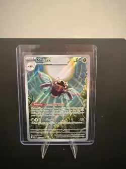 Ninjask 137/132 Me01: Mega Evolution Illustration Rare Holo 80 HP Pokemon TCG - Image 1