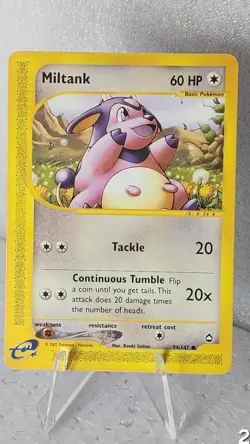 Miltank 94/147 Aquapolis e Reader Pokemon TCG WOTC Vintage - Image 1