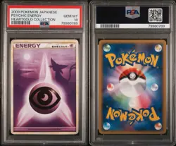PSA10 2009 Pokemon Japanese PSYCHIC ENERGY (ESPEON) Heart Gold Collection - Image 1