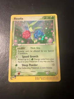 Pokemon Roselia EX Dragon 9/97 Holo Rare - Image 1