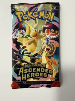 (VERY HEAVY)🔥 22.61g Pokemon TCG Ascended Heroes Booster Pack Factory Sealed✅ - Image 2