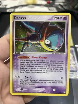 Deoxys (Speed Forme) 2/106 EX Emerald Holo Rare Pokemon TCG Nintendo Swirl 🌀 - Image 1