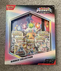 Pokemon TCG Scarlet & Violet Prismatic Evolutions Binder Collection New Sealed - Image 1