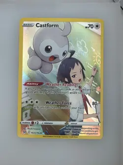 2022 Pokemon Lost Origin Trainer Gallery Castform TG11/TG30 NM - Image 1