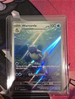 Pokemon TCG Wartortle 171/165 S&V 151 Illustration Rare NM - Image 1
