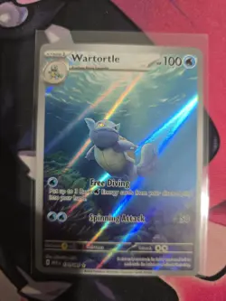 Pokemon TCG Wartortle 171/165 S&V 151 Illustration Rare NM - Image 2