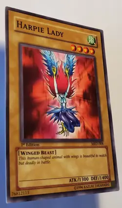 Yu-Gi-Oh! Harpie Lady (Original Artwork) MRD-008 Metal Raiders 1st Ed 2002 NM - Image 2