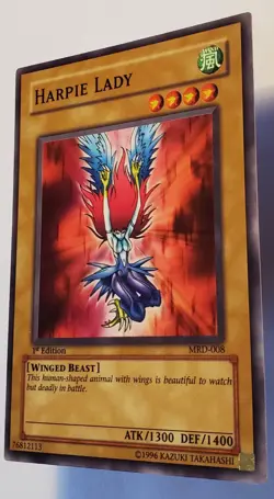 Yu-Gi-Oh! Harpie Lady (Original Artwork) MRD-008 Metal Raiders 1st Ed 2002 NM - Image 3