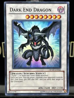 Yugioh Dark End Dragon RYMP-EN066 Super Rare LP - Image 3