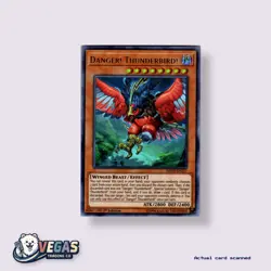 Yu-Gi-Oh! 1st Edition Danger! Thunderbird! Ultra Rare MP19-EN217 NM - Image 1