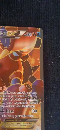 Pokemon TCG Volcanion EX Full Art XY Steam Siege Card 107/114 NM Condition - Image 4