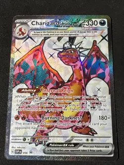 Charizard ex SVP 056 Pokemon Scarlet Violet Promo Full Art Card Obsidian Flames - Image 1