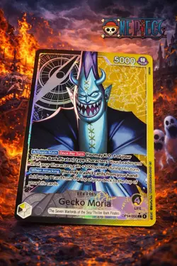 Gecko Moria Leader OP14-080 One Piece Card Game Holo Foil 5000 Free Shipping - Image 1