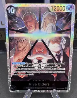 Five Elders OP13-082 Carrying On His Will Foil One Piece Card Game - Image 1