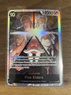 Five Elders SR OP13-082 Carrying On His Will Foil One Piece Card Game - Image 1