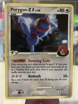 Pokemon Platinum Arceus Single Card Rare Porygon-Z G 26/99 MP - Image 1